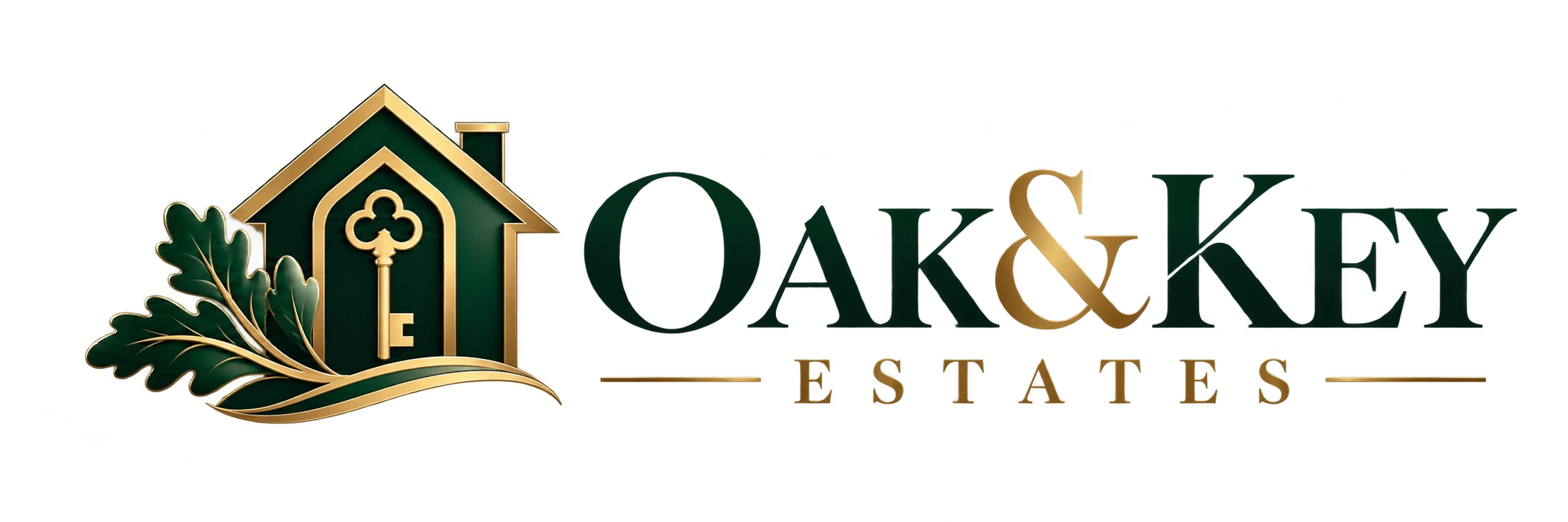 Fictional Oak Key Estates brand concept